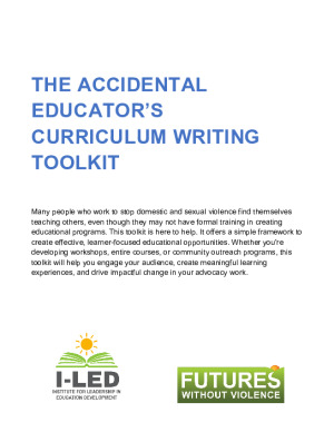 The Accidental Educator’s Curriculum Writing Toolkit